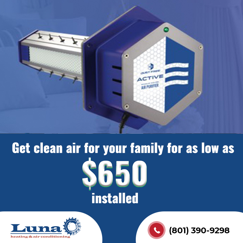 Get clean air for your family for as low as $650.